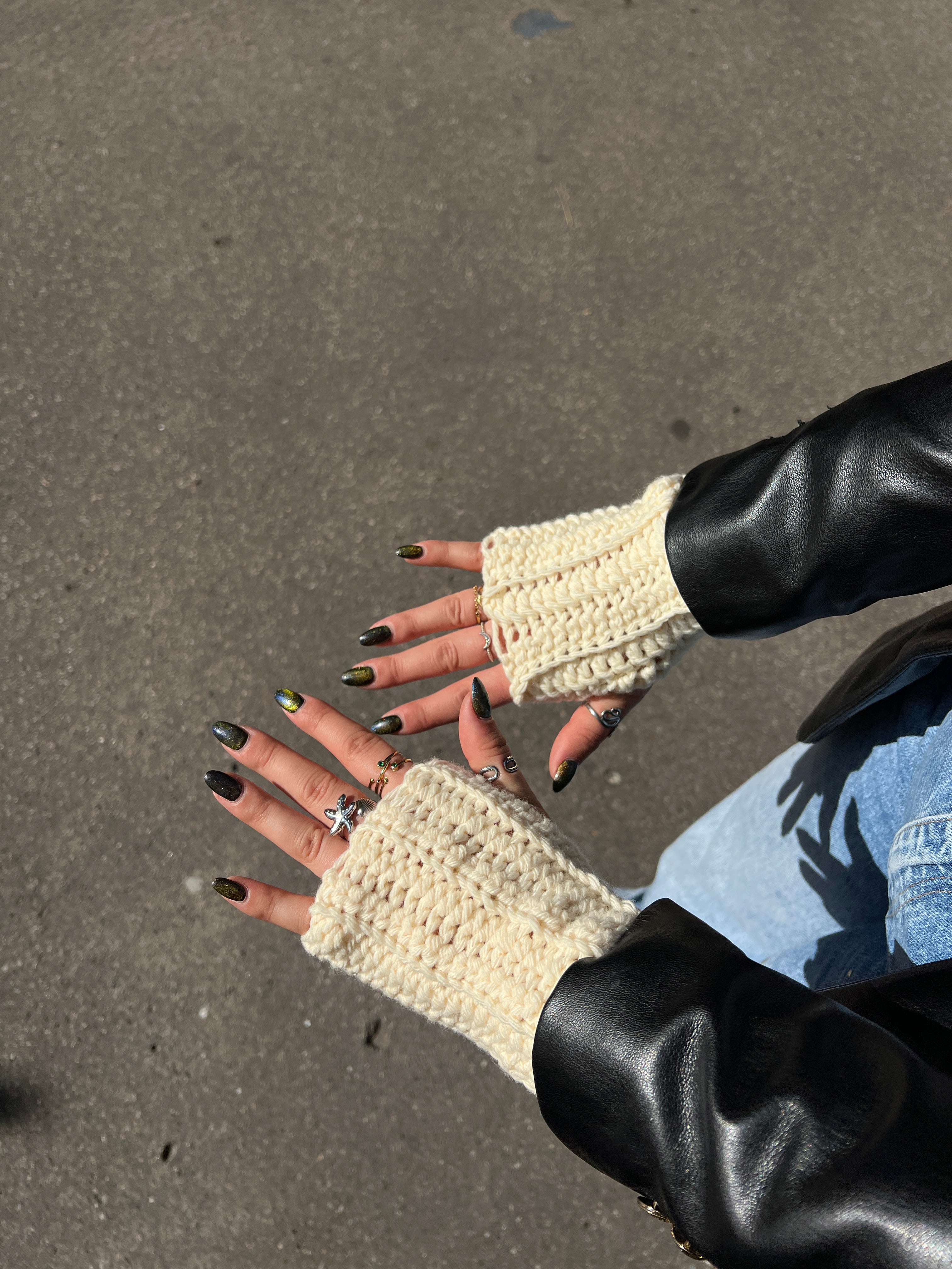 Les mitaines en crochet